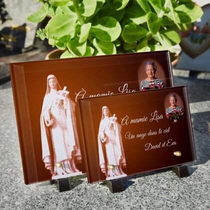 Plaque funéraire sainte-therese 17 plapuedacaes.com
