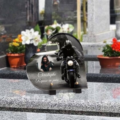 Plaque funéraire motard-forme-coeur 19 plapuedacaes.com
