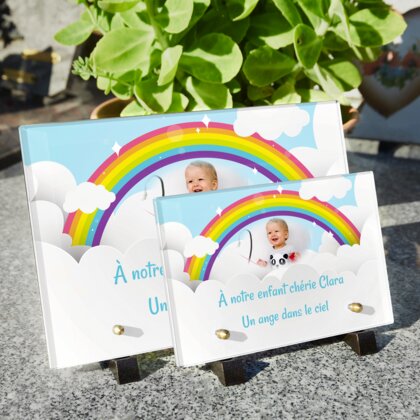 Plaque funéraire arc-en-ciel-dessin 2 plapuedacaes.com
