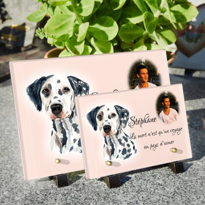 Plaque funéraire plaque-funeraire-dalmatien 19 plapuedacaes.com
