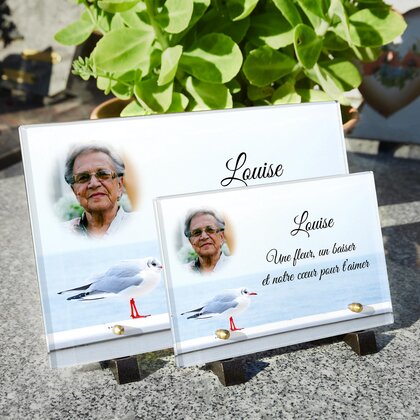 Plaque funéraire mouette-front-de-mer 30 plapuedacaes.com
