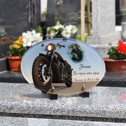 Plaque funéraire moto-en-3d-forme-ovale 24 plapuedacaes.com

