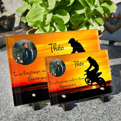 Plaque funéraire moto-cross-soleil 30 plapuedacaes.com

