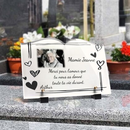 Plaque funéraire cadre-coeurs-forme-livre 8 plapuedacaes.com
