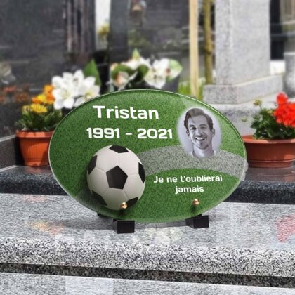 Plaque funéraire ballon-de-football-forme-ovale 16 plapuedacaes.com
