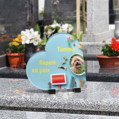 Plaque funéraire cadeaux-des-chiens-forme-coeur 2 plapuedacaes.com
