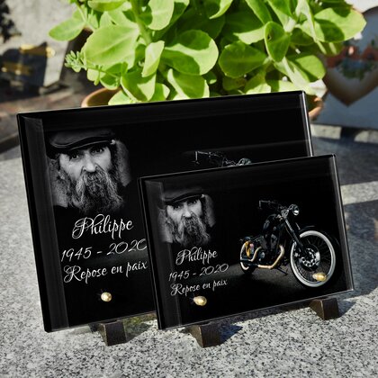 Plaque funéraire moto-vintage 30 plapuedacaes.com
