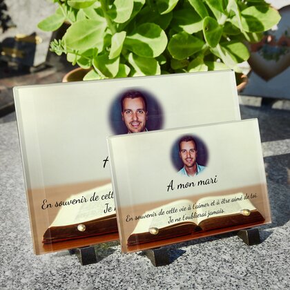Plaque funéraire livre-grand-ouvert 11 plapuedacaes.com
