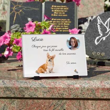 Plaque funéraire corgi-enjoue 5 plapuedacaes.com
