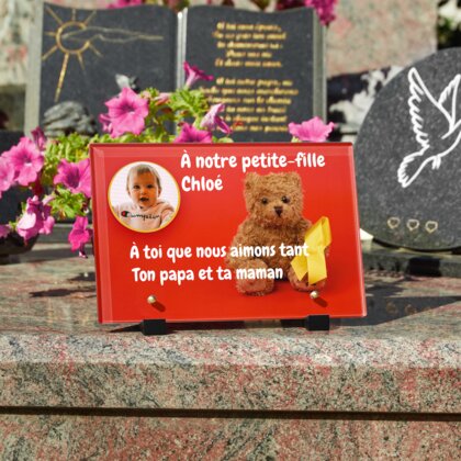 Plaque funéraire plaque-funeraire-ourson 14 plapuedacaes.com

