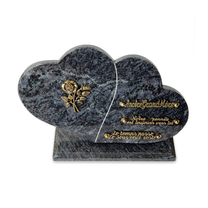 Plaque funéraire double-coeurs-sur-socle 30 plapuedacaes.com
