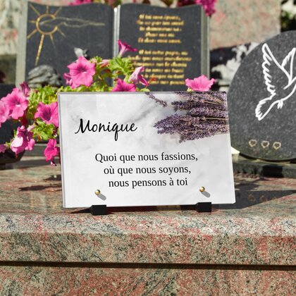 Plaque funéraire lavande-sur-marbre 9 plapuedacaes.com
