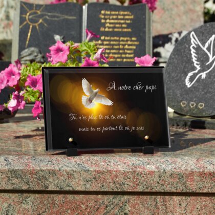 Plaque funéraire colombe-dans-ciel-noir 8 plapuedacaes.com
