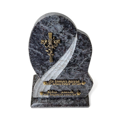 Plaque funéraire vague-eleguante-sur-socle 29 plapuedacaes.com
