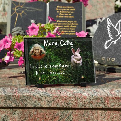 Plaque funéraire plaque-funeraire-lapin 18 plapuedacaes.com
