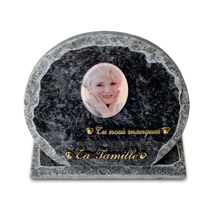 Plaque funéraire cercle-sur-socle 28 plapuedacaes.com
