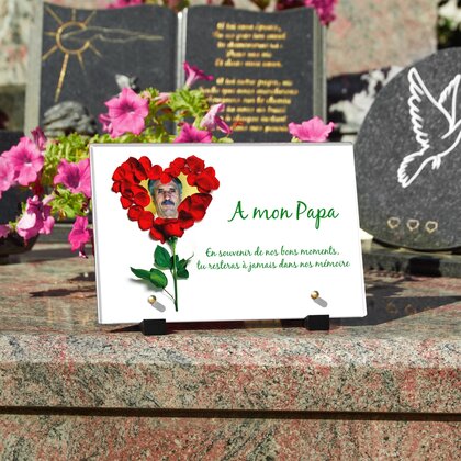 Plaque funéraire roses-en-coeur 26 plapuedacaes.com
