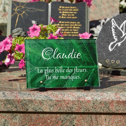 Plaque funéraire feuille-humide 11 plapuedacaes.com

