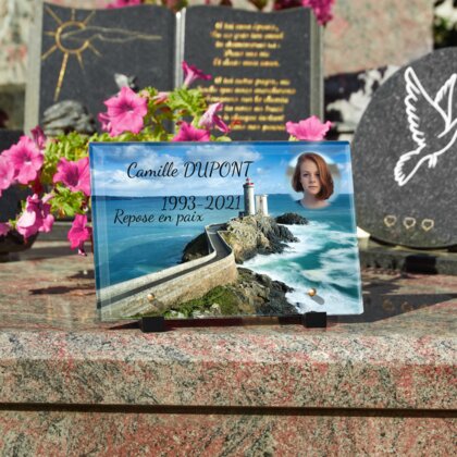 Plaque funéraire plaque-funeraire-phare 9 plapuedacaes.com
