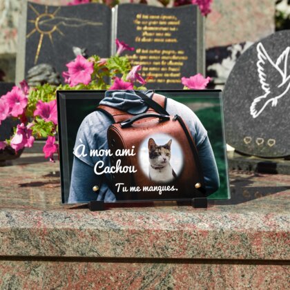 Plaque funéraire sac-a-dos-pour-chat 26 plapuedacaes.com

