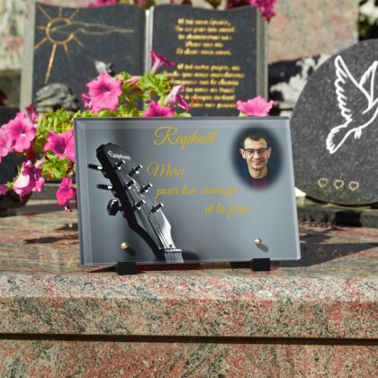 Plaque funéraire guitariste 11 plapuedacaes.com
