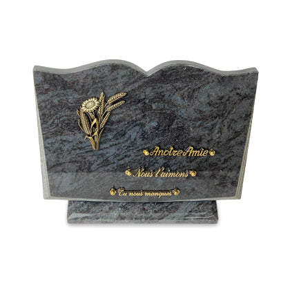 Plaque funéraire livre-sur-socle 16 plapuedacaes.com
