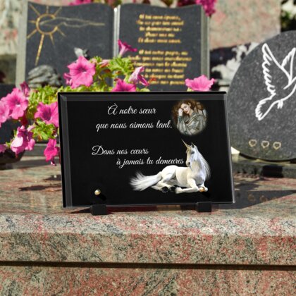 Plaque funéraire licorne-allonge 11 plapuedacaes.com
