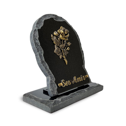 Plaque funéraire classique-pieds 21 plapuedacaes.com
