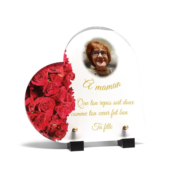 Plaque funéraire mur-de-roses-forme-coeur 24 plapuedacaes.com
