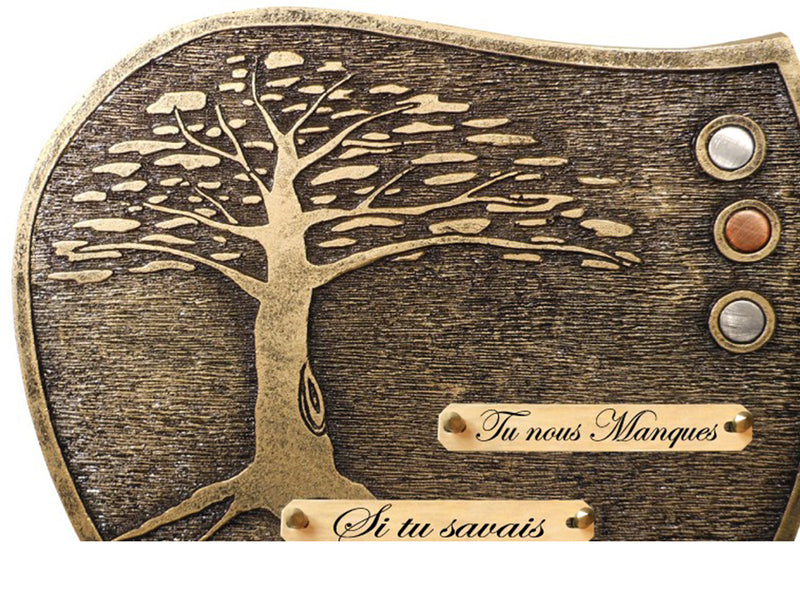 Plaque funéraire plaque-contemporaine-arbre-bronze 30 plapuedacaes.com
