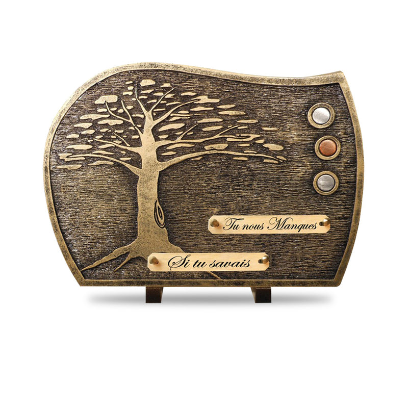 Plaque funéraire plaque-contemporaine-arbre-bronze 30 plapuedacaes.com
