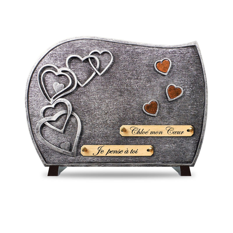 Plaque funéraire plaque-contemporaine-coeur-argent 9 plapuedacaes.com
